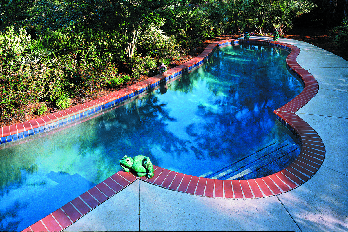 Pool Coping - 200 Plantation Red