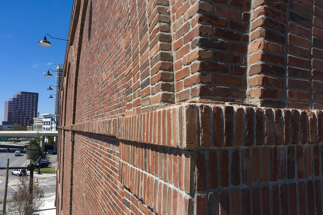 Thin Brick - Ybor City Tumbled Vee Brick - Old Brickyard Collection 9
