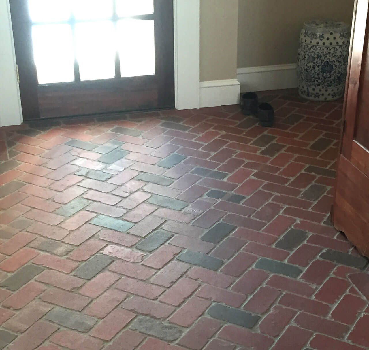 Thin Brick Pavers - Custom Blend Tumbled Brick Tile - 5 BFT